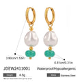 Pearl Dangle Oceans Drop Earrings