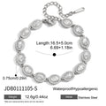 Luxury Zircon Round Heart Tennis Bracelet