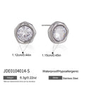 Classic Round Cubic Zircon Stud Earring