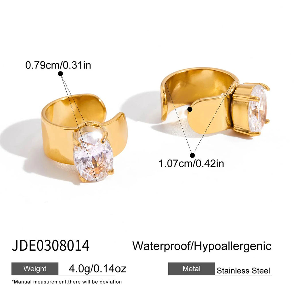 Cute Zircon Cat Drop Earrings